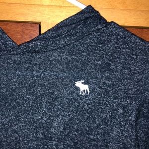 blue long sleeve with hoodie